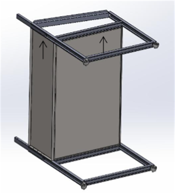 CC120型標準看樣台安裝4