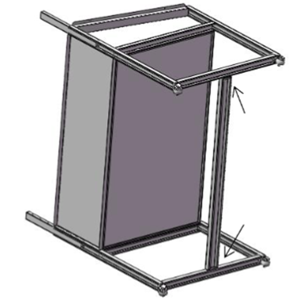 CC120型標準看樣台安裝5