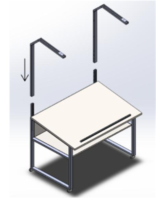 CC120型標準看樣台安裝7