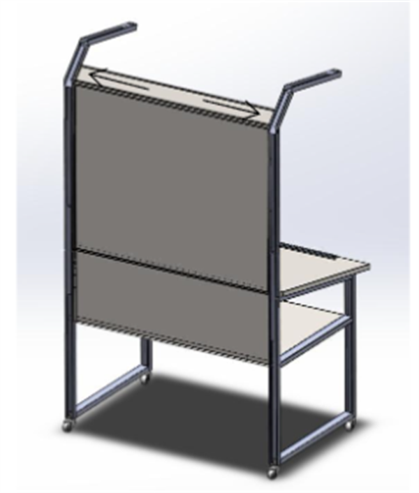 CC120型標準看樣台安裝9