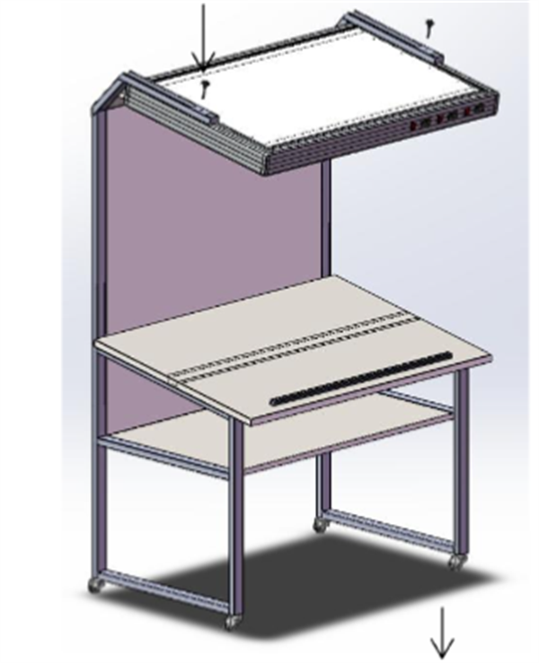CC120型標準看樣台安裝11