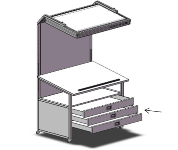 CC120型標準看樣台安裝13