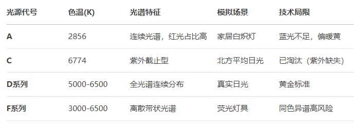 標準光源——基礎光源