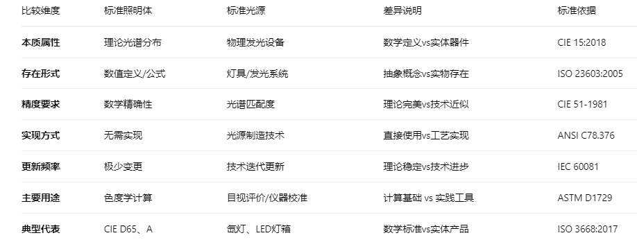 標準照明體與標準光源2